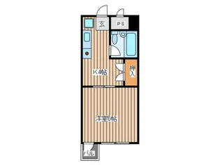 エステート難波【8階】の間取り