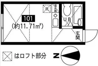 メゾン上高田【1階】の間取り