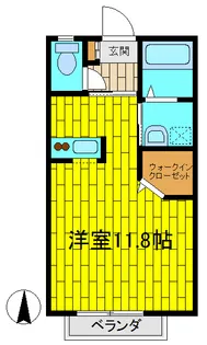 プレミールK【1階】の間取り