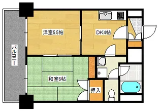 朝日プラザアムネット天満町【7階】の間取り