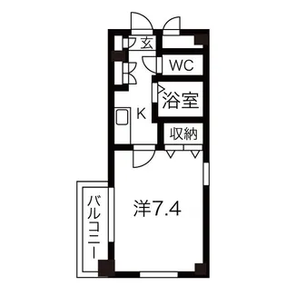 ザ・ステージ瑞穂【2階】の間取り