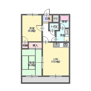 カーサノーヴァ【2階】の間取り