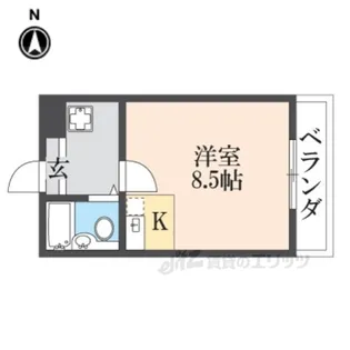 INOVE源氏ケ丘【1階】の間取り