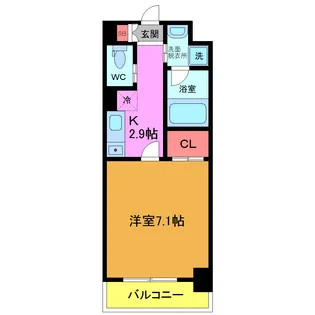 トランスパレント【10階】の間取り