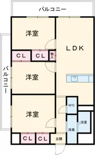 アスティムI【3階】の間取り