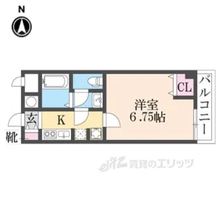 Hiro武庫之荘【2階】の間取り