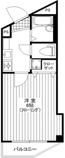 ネオス代々木【4階】の間取り