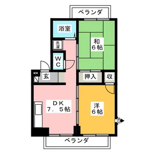 レジデンス・ミズノ【3階】の間取り