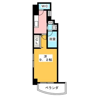 RAFFLE CHIHAYA【10階】の間取り
