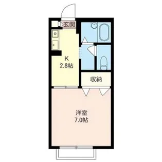 アトリオB【2階】の間取り