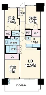 オハナ茅ヶ崎ガーデニア【6階】の間取り