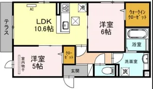 La Mia Casa 上住吉【1階】の間取り