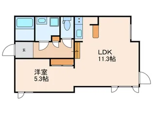 ALERO三軒茶屋【1階】の間取り