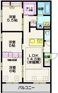 Premium Maison光【2階】の間取り
