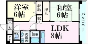フレグランス大日(OR)【3階】の間取り