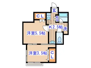 フェイバリットマンション壱番館【3階】の間取り
