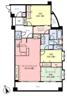 パンテオン久我山【2階】の間取り