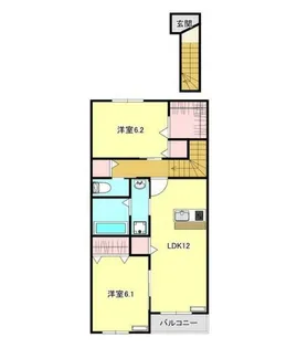 Riz【2階】の間取り