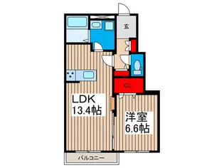 Carmel TC【1階】の間取り