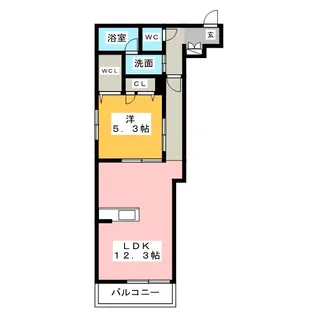 サルーテ【3階】の間取り
