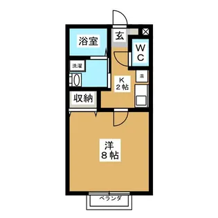 サンモール府中【2階】の間取り
