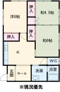 末広コーポ【2階】の間取り