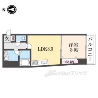 ル・ボーシエル【4階】の間取り