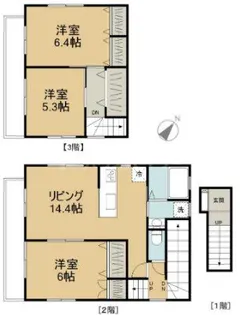 サンライズ舎人の間取り