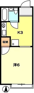 サンフラッツ東久留米A棟【2階】の間取り