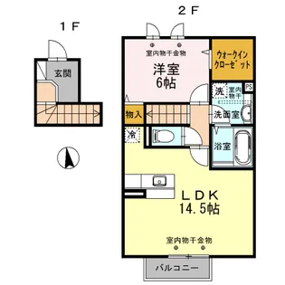 フレッサ有松【2階】の間取り