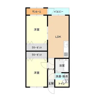 ヴィンテージ【2階】の間取り