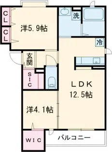 A-CUBE【2階】の間取り