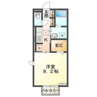 アザレア平野【1階】の間取り