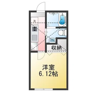 仮)南矢名Mアパート【2階】の間取り