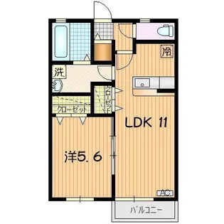 フロンティア泉【2階】の間取り