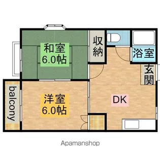 サントピア【2階】の間取り