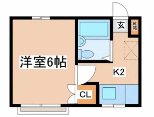 プレザントヒル【1階】の間取り