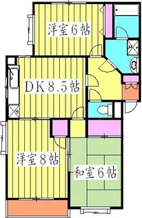 シャルマンコーポ福田【3階】の間取り