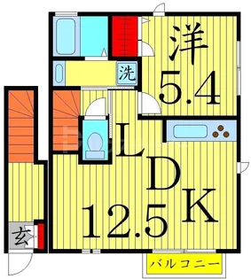 Heim de Weide【2階】の間取り