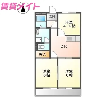 エクセル東山【4階】の間取り