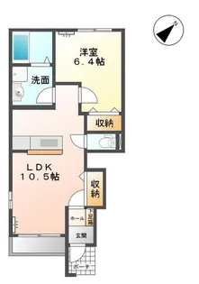 レプレハイツ【1階】の間取り