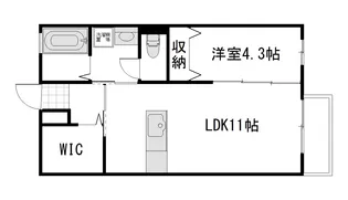 サン・クレバリーC【2階】の間取り