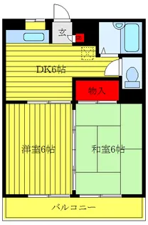 コーポアヅマ【3階】の間取り