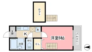 セ・レスト薬大南【2階】の間取り