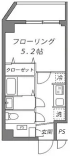 リュシアン大崎【2階】の間取り