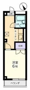 テラス花月園【4階】の間取り