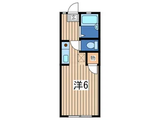 コーポカメリア【1階】の間取り
