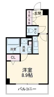 ドゥーエ浦安【4階】の間取り