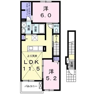 ラフレシール・ネオ【2階】の間取り