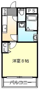 M sグラフィカ【1階】の間取り